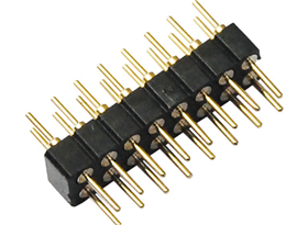 圆孔PH2.0 双排 180°